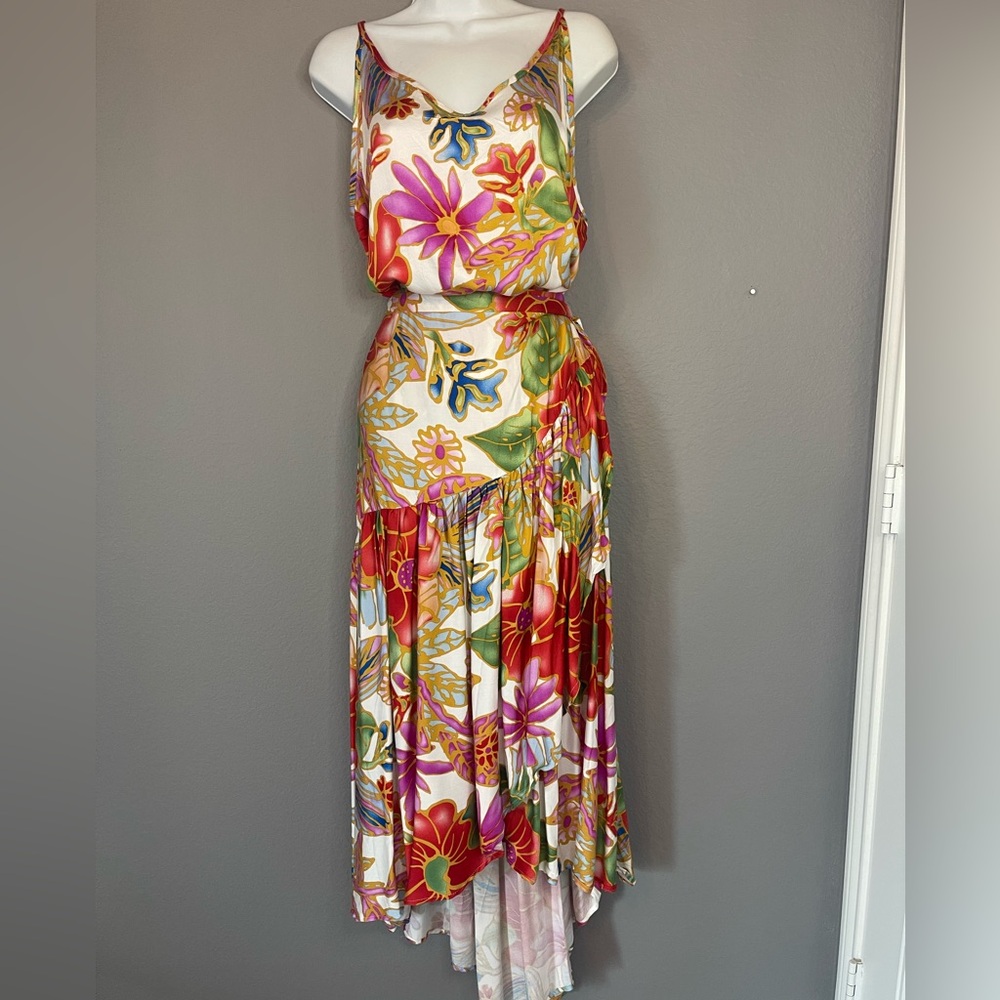 Cynthia Rowley Colorful Floral Skirt Set NWT